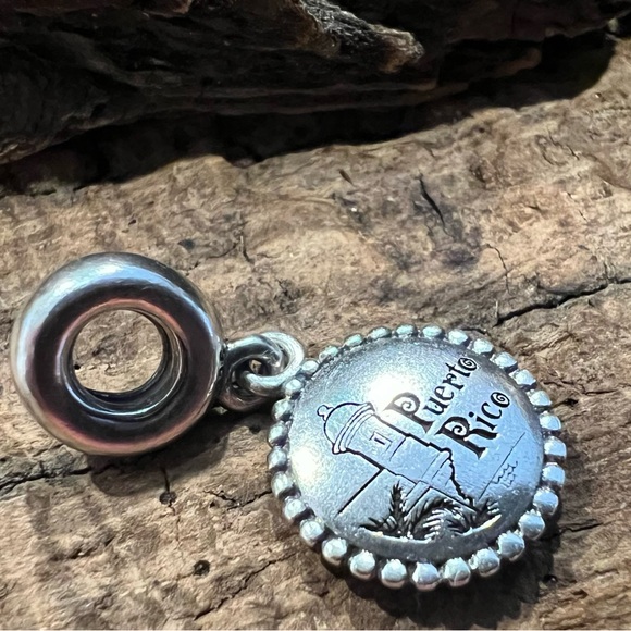 Authentic Pandora Puerto Rico Exclusive Charm Dangle Bead Travel Destination - Picture 5 of 9